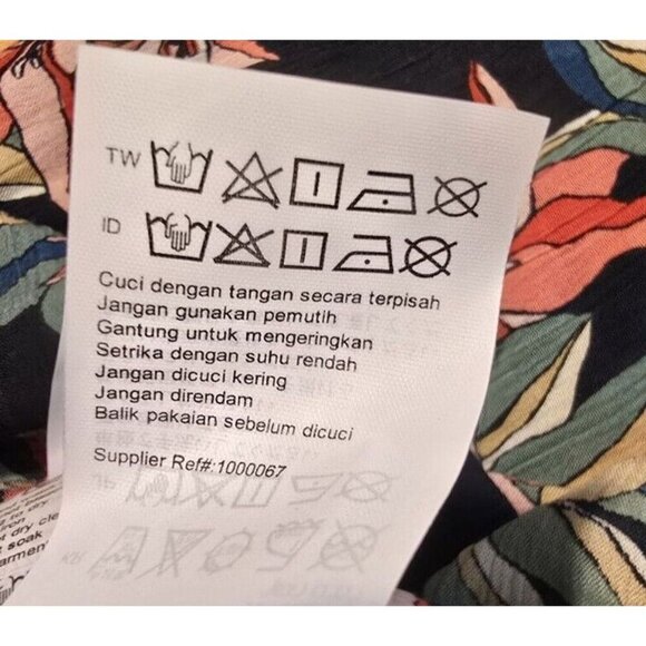 Billabong Mini Sundress XS Floral Coastal Pockets Boho Tropical Bloomcore Flowy - Picture 11 of 16